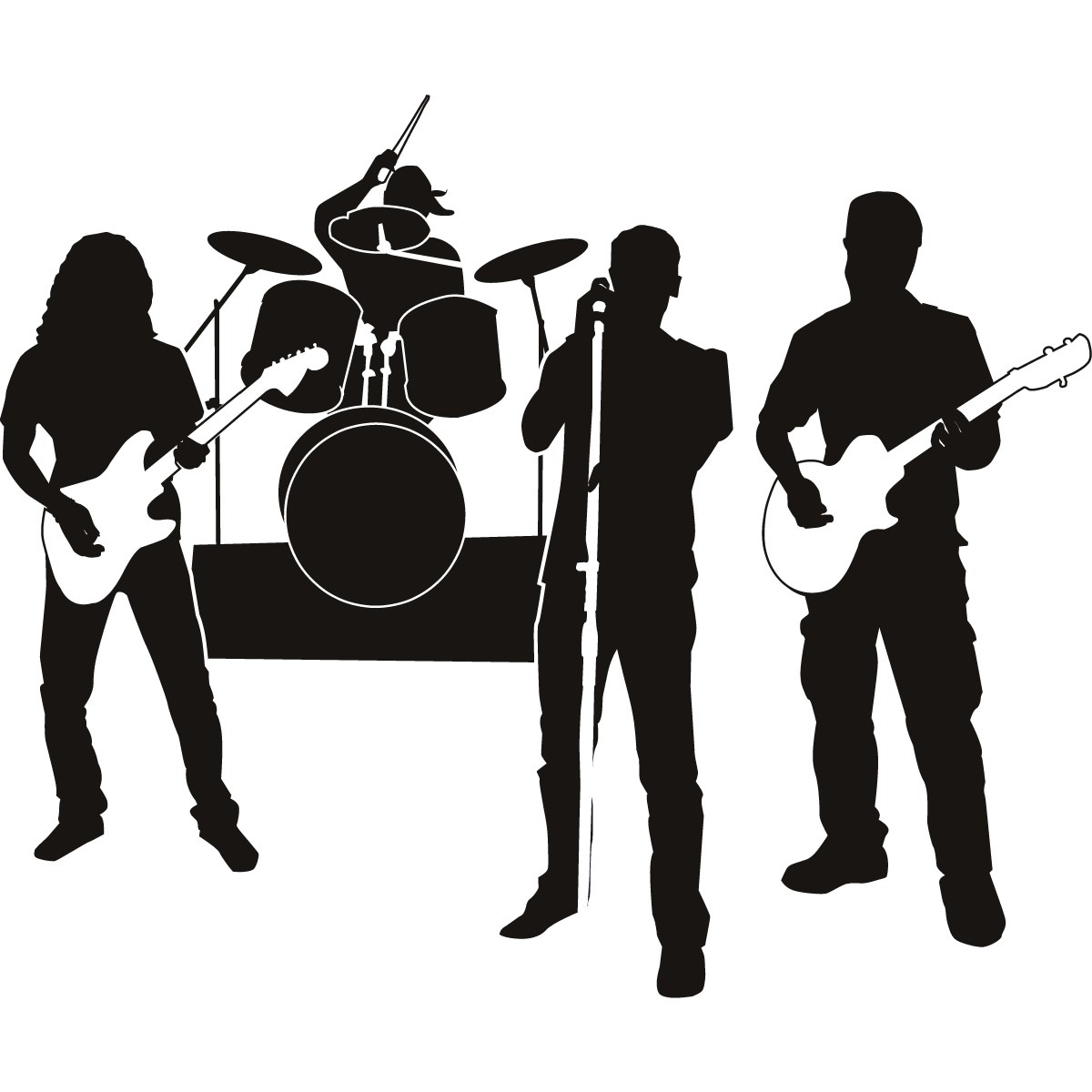 clipart of music bands - photo #3